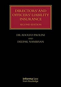 Directors' and Officers' Liability Insurance (Hardcover, 2 ed)