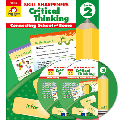 [Evan-Moor] Skill Sharpeners Critical Thinkings 2 (Student Book + MP3 CD)